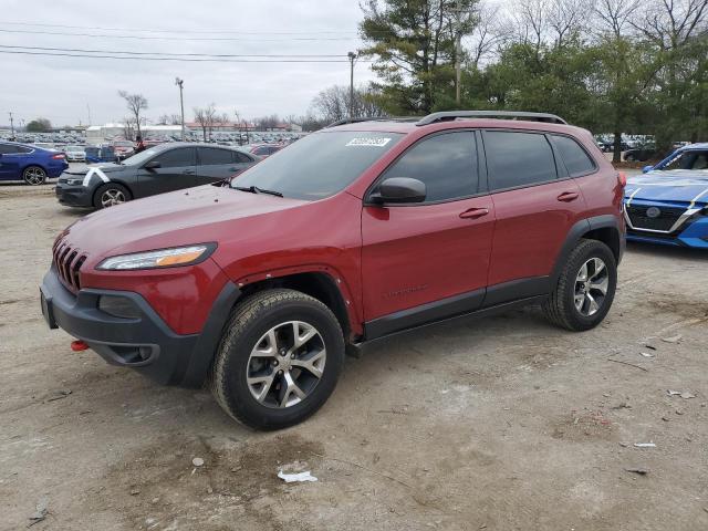 1C4PJMBS9FW634060 - 2015 JEEP CHEROKEE TRAILHAWK MAROON photo 1