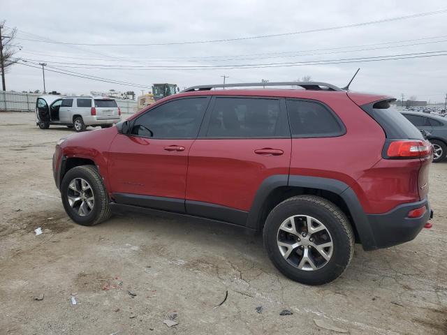 1C4PJMBS9FW634060 - 2015 JEEP CHEROKEE TRAILHAWK MAROON photo 2