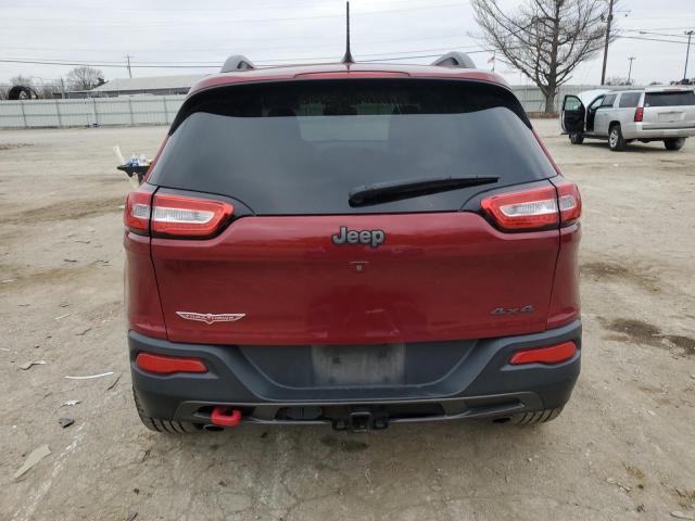 1C4PJMBS9FW634060 - 2015 JEEP CHEROKEE TRAILHAWK MAROON photo 6