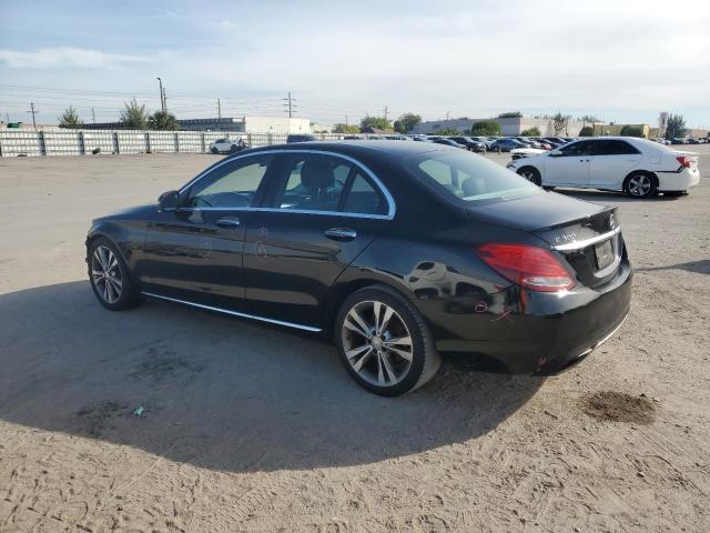 WDDWF4JB3GR165861 - 2016 MERCEDES-BENZ C 300 BLACK photo 2