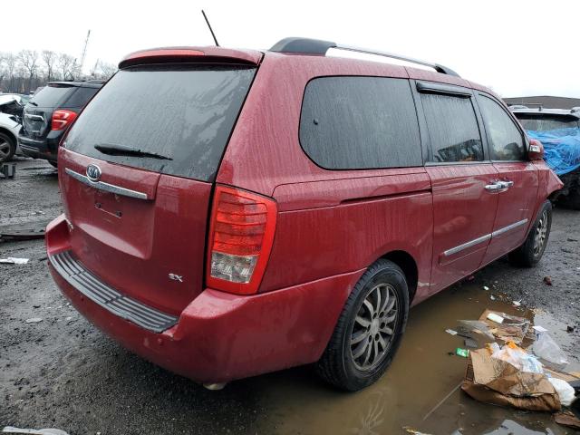 KNDMH4C78C6494846 - 2012 KIA SEDONA EX MAROON photo 3