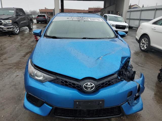 JTNKARJE5JJ566294 - 2018 TOYOTA COROLLA IM BLUE photo 5