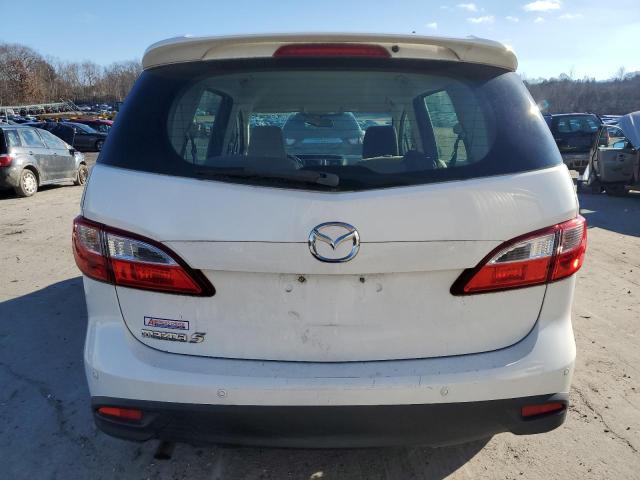 JM1CW2CL5D0148633 - 2013 MAZDA 5 WHITE photo 6