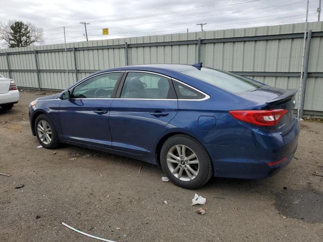 5NPE24AF3GH355753 - 2016 HYUNDAI SONATA SE BLUE photo 2