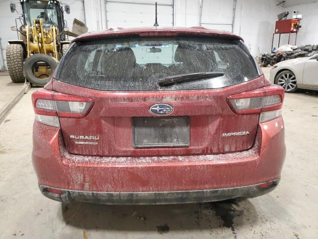 4S3GTAA63L1728375 - 2020 SUBARU IMPREZA RED photo 6