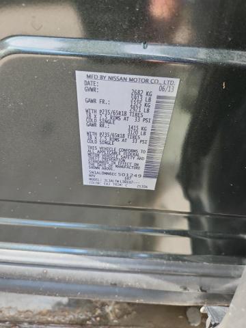 5N1AL0MN6EC501249 - 2014 INFINITI QX60 GREEN photo 13