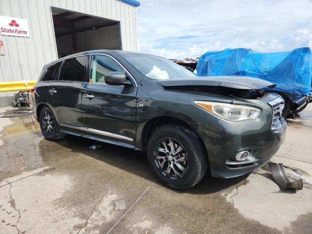 5N1AL0MN6EC501249 - 2014 INFINITI QX60 GREEN photo 4