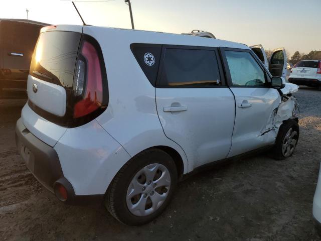 KNDJN2A21F7150345 - 2015 KIA SOUL WHITE photo 3