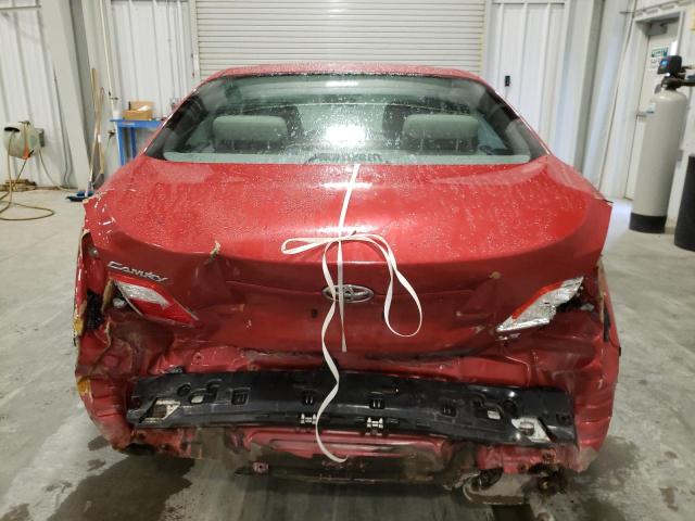 4T4BE46K19R133545 - 2009 TOYOTA CAMRY BASE RED photo 6