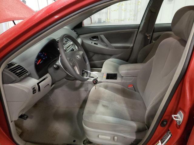 4T4BE46K19R133545 - 2009 TOYOTA CAMRY BASE RED photo 7