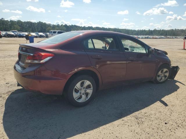 19XFB2F57EE070631 - 2014 HONDA CIVIC LX BURGUNDY photo 3