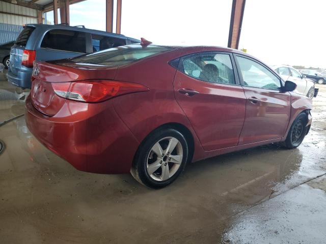 5NPDH4AEXDH235056 - 2013 HYUNDAI ELANTRA GLS RED photo 3