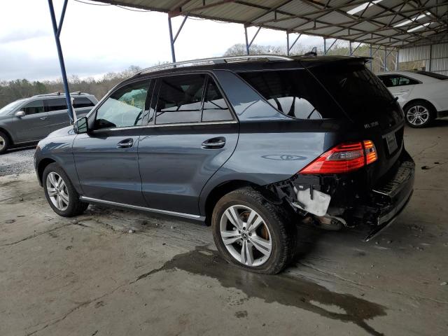 4JGDA5JB6DA214644 - 2013 MERCEDES-BENZ ML 350 BLUE photo 2