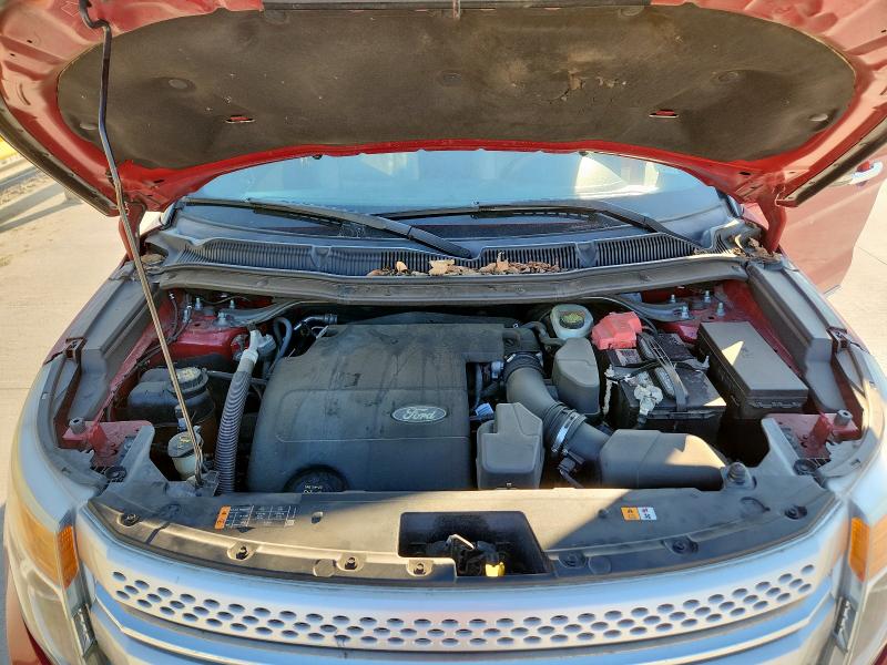 1FM5K7D82DGA25578 - 2013 FORD EXPLORER XLT أحمر صورة 12