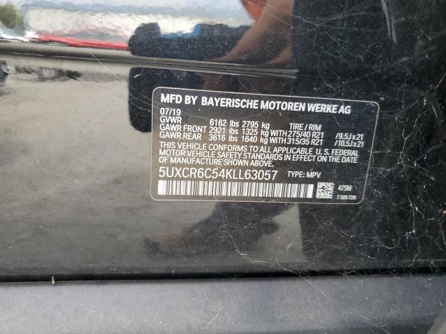 5UXCR6C54KLL63057 - 2019 BMW X5 XDRIVE40I BLACK photo 13