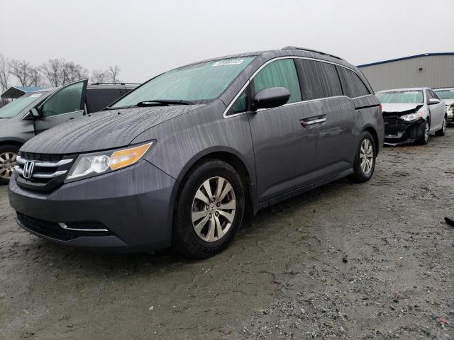 5FNRL5H4XEB015469 - 2014 HONDA ODYSSEY EX GRAY photo 1