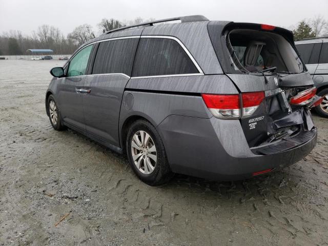 5FNRL5H4XEB015469 - 2014 HONDA ODYSSEY EX GRAY photo 2