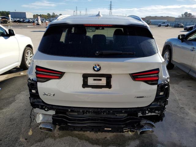 5UX53DP03R9T45718 - 2024 BMW X3 XDRIVE30I WHITE photo 6