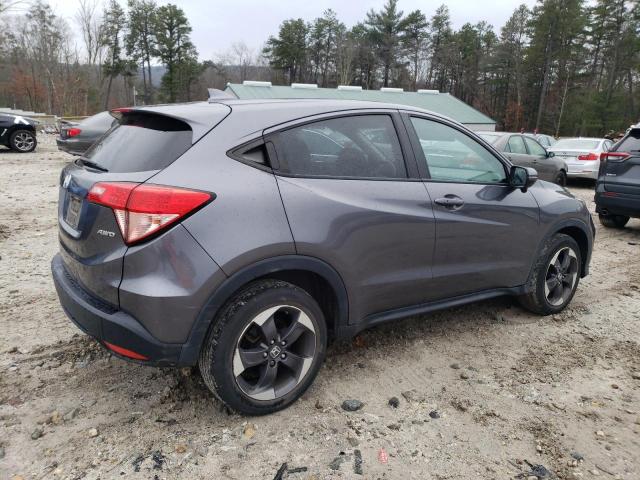 3CZRU6H51JM704313 - 2018 HONDA HR-V EX GRAY photo 3