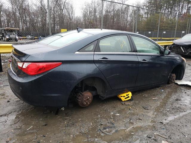 5NPEB4AC5CH491771 - 2012 HYUNDAI SONATA GLS BLUE photo 3