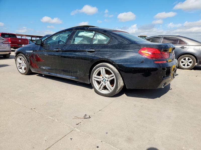 WBA6D2C53HGT66374 - 2017 BMW 640 XI GRAN COUPE BLACK photo 2