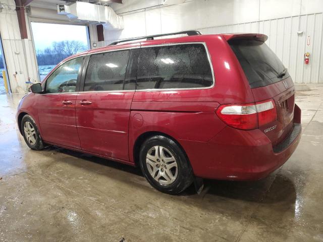 5FNRL38496B401239 - 2006 HONDA ODYSSEY EX RED photo 2