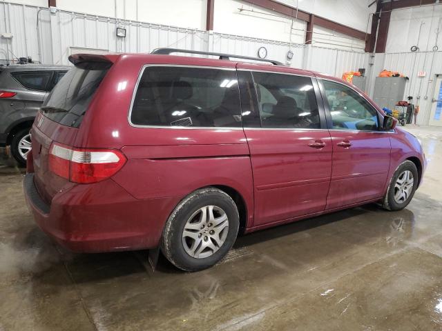 5FNRL38496B401239 - 2006 HONDA ODYSSEY EX RED photo 3