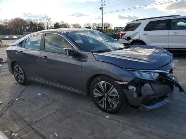 JHMFC1F76JX016268 - 2018 HONDA CIVIC EXL ნაცრისფერი ფოტო 4