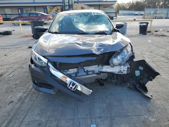 JHMFC1F76JX016268 - 2018 HONDA CIVIC EXL ნაცრისფერი ფოტო 5