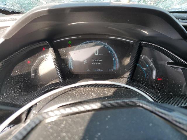 JHMFC1F76JX016268 - 2018 HONDA CIVIC EXL ნაცრისფერი ფოტო 9