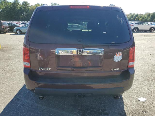 5FNYF4H54BB038778 - 2011 HONDA PILOT EXL ბურგუნდია ფოტო 6