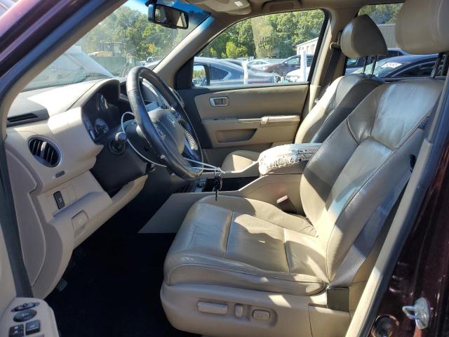 5FNYF4H54BB038778 - 2011 HONDA PILOT EXL ბურგუნდია ფოტო 7