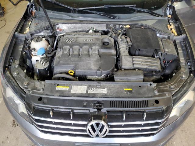 1VWBV7A34FC018985 - 2015 VOLKSWAGEN PASSAT SE GRAY photo 11