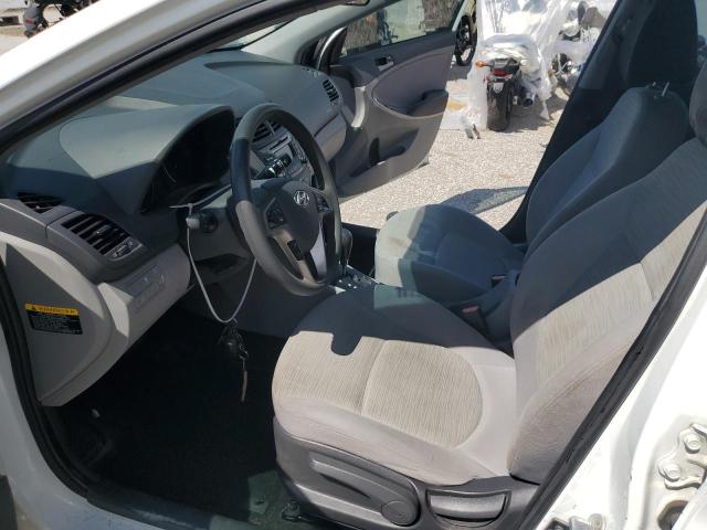 KMHCT4AE3GU060889 - 2016 HYUNDAI ACCENT SE WHITE photo 7