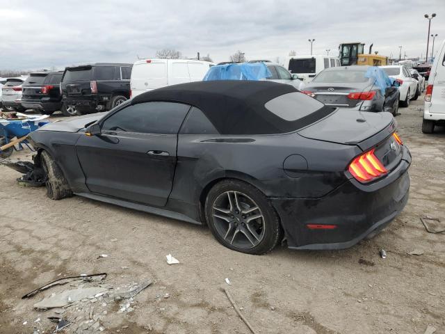 1FATP8UH8J5125166 - 2018 FORD MUSTANG BLACK photo 2
