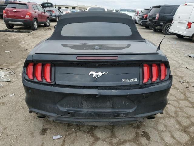 1FATP8UH8J5125166 - 2018 FORD MUSTANG BLACK photo 6