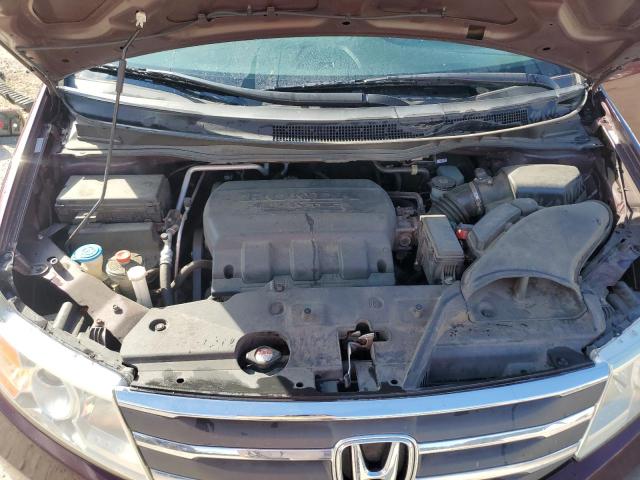 5FNRL5H45BB021286 - 2011 HONDA ODYSSEY EX BURGUNDY photo 12