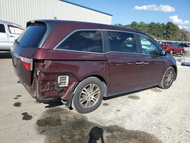 5FNRL5H45BB021286 - 2011 HONDA ODYSSEY EX BURGUNDY photo 3