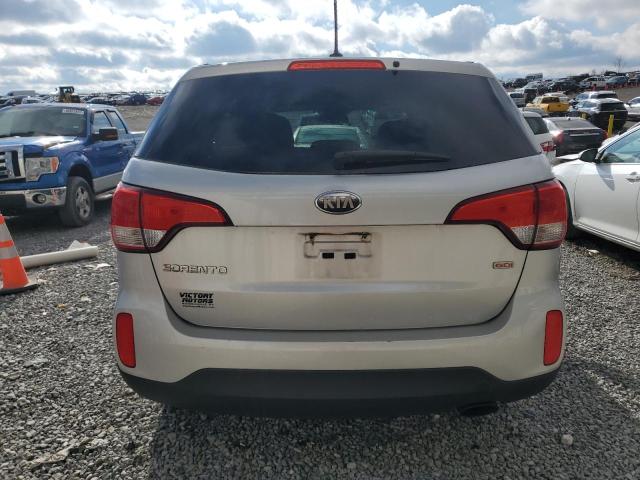 5XYKT3A67EG473402 - 2014 KIA SORENTO LX SILVER photo 6