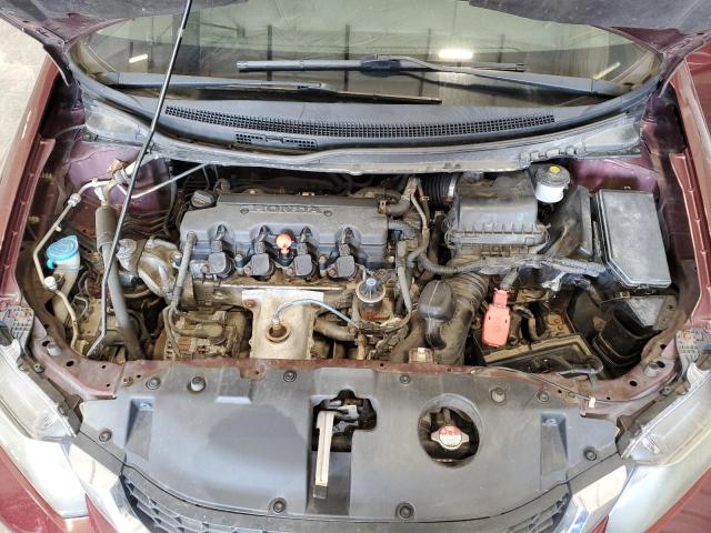 19XFB2F54EE062728 - 2014 HONDA CIVIC LX BURGUNDY photo 11