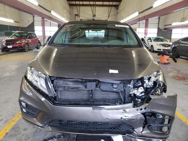 5FNRL6H54LB004110 - 2020 HONDA ODYSSEY EX GRAY photo 5