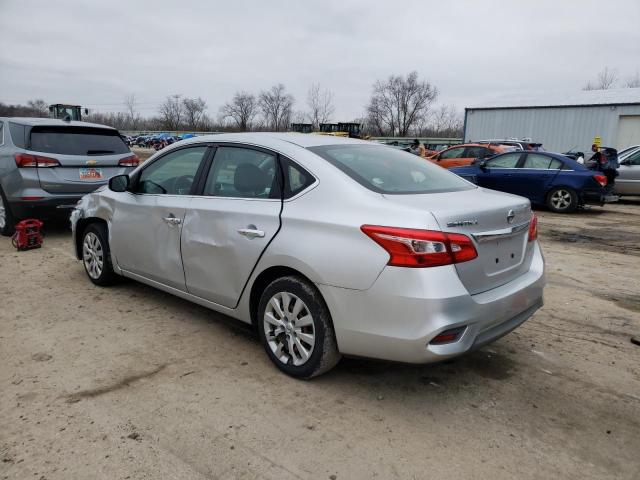 3N1AB7AP5GY235676 - 2016 NISSAN SENTRA S SILVER photo 2