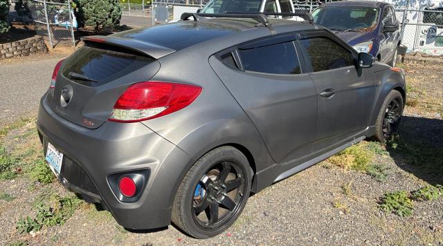 KMHTC6AE3DU097576 - 2013 HYUNDAI VELOSTER TURBO Серый фото 4