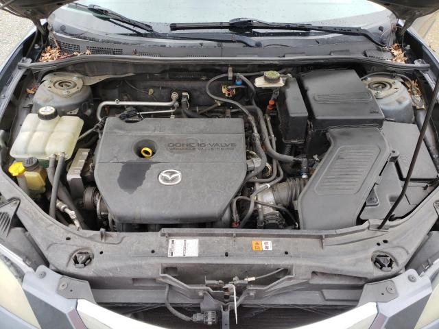 JM1BK32G281170946 - 2008 MAZDA 3 I GRAY photo 11