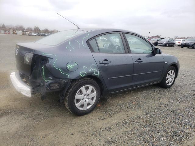 JM1BK32G281170946 - 2008 MAZDA 3 I GRAY photo 3