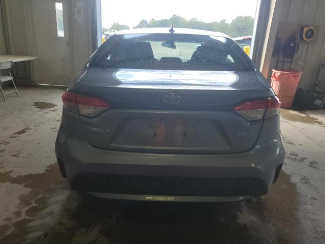 5YFEPMAE1NP334036 - 2022 TOYOTA COROLLA LE BLUE photo 6