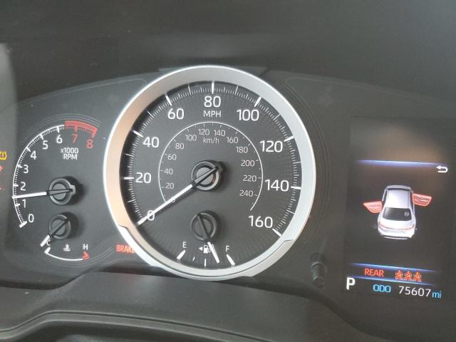 5YFEPMAE1NP334036 - 2022 TOYOTA COROLLA LE BLUE photo 9