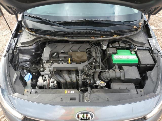 3KPA24AD5LE347505 - 2020 KIA RIO LX SILVER photo 11