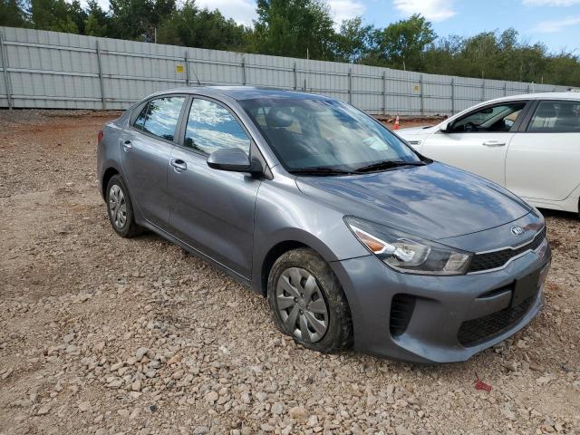 3KPA24AD5LE347505 - 2020 KIA RIO LX SILVER photo 4