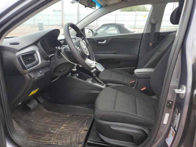 3KPA24AD5LE347505 - 2020 KIA RIO LX SILVER photo 7